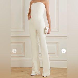 SAFIYAA
Myrine strapless stretch-crepe jumpsuit